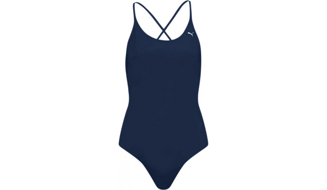 Puma swimsuit Swim V-Neck 01 L, navy (935086)