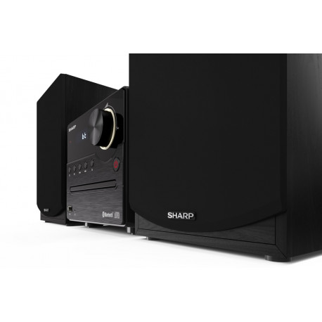 Sharp XL-B512(BK) Hi-Fi Micro System, CD/FM/USB/Bluetooth v5.0, 45W, Black | Sharp | Hi-Fi Micro Sys