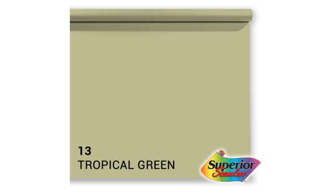 Superior background paper 2.72x11m, 13 tropical green