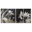 Set of 4 pictures DKD Home Decor Tropical (280 x 4 x 140 cm)