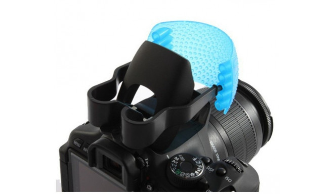 Fotocom flash diffuser, white/orange/blue