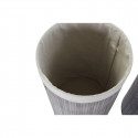 Set of Baskets DKD Home Decor Grey Polyester Bamboo (38 x 38 x 60 cm) (3 Pieces)
