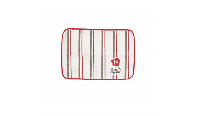 Place mat Bon Apetit Red White 33 x 0,3 x 48 cm