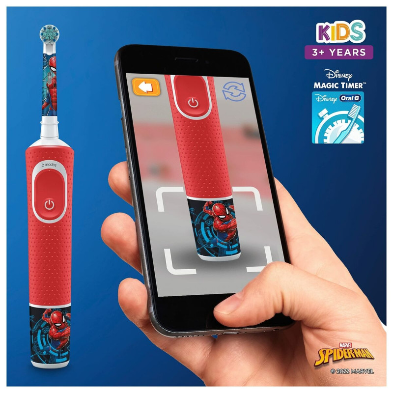 Electric Toothbrush Oral-B D100 KIDS SPIDERMAN - Electric Toothbrushes ...