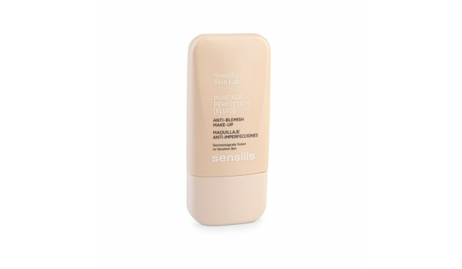 Meigi aluskreem Sensilis Pure Age Perfection 03-beig Aknevastane vahend (30 ml)