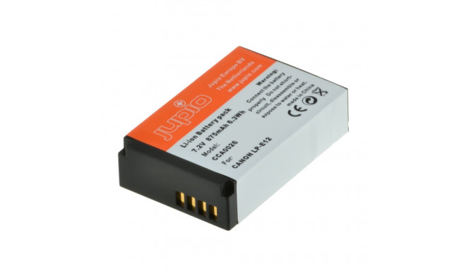 Jupio LP-E12 875 mAh akumulators paredzēts Canon