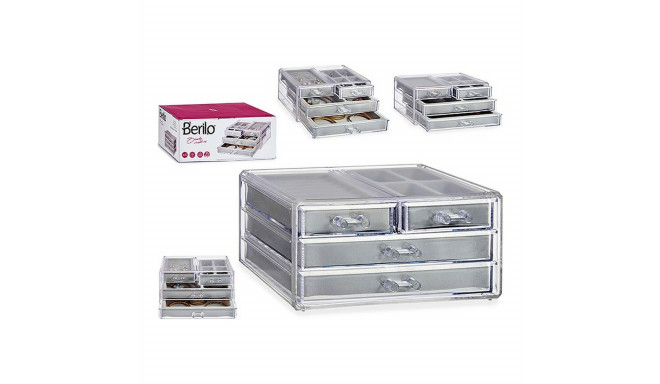 Jewelry box Berilo HFX-117 Transparent Methacrylate