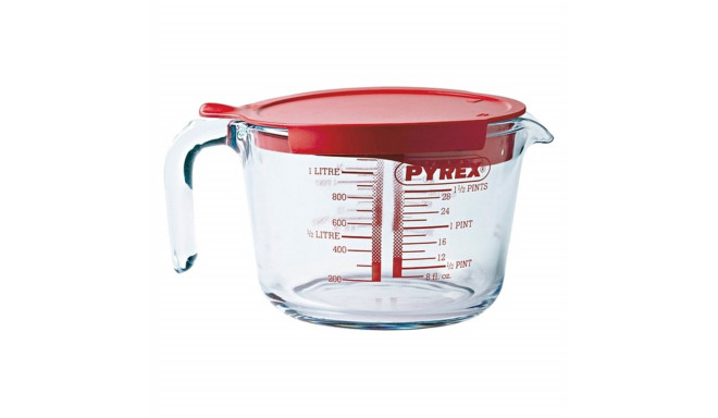 Mõõdukann Pyrex Classic Läbipaistev Klaas (1L)