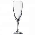 Champagne glass Arcoroc Elegance Transparent Glass 12 Units (17 CL)