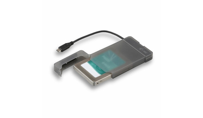 Cietā Diska Ietvars i-Tec C31MYSAFEU313 Melns Pelēks USB USB-C Sata II