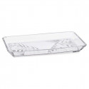 Tray Madlen Crystal Transparent (16,5 x 2,6 x 27,5 cm)