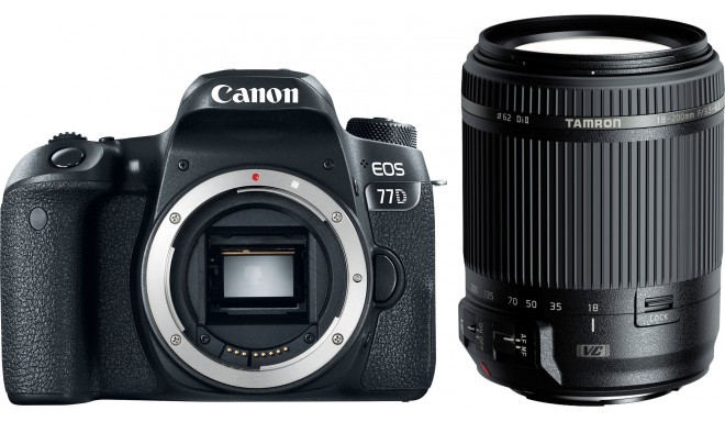 Canon EOS 77D + Tamron 18-200 мм VC