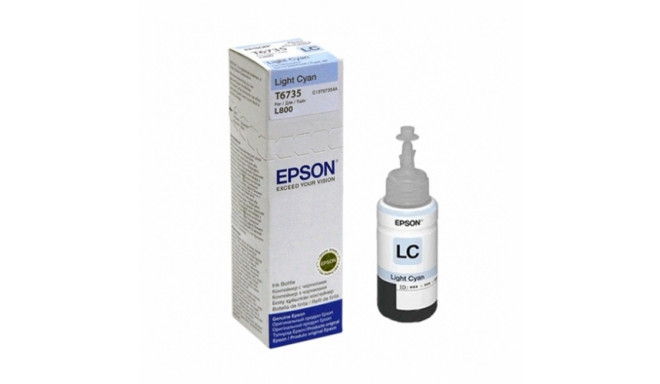Epson T6735 (C13T67354A) Ink Refill Bottle, Light Cyan
