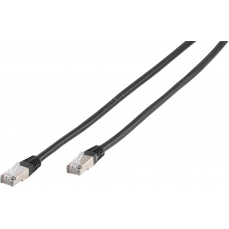 Vivanco võrgukaabel CAT 6 1m, must (45315)