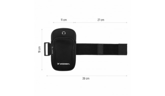 Wozinsky running phone armband black (WABBK1)