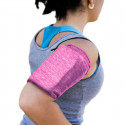 Elastická látková páska na ruku pro běžecké fitness L růžová