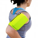 Elastická látková páska XL fitness běžecká páska zelená
