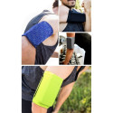 Elastická látková páska na ruku pro běžecké fitness L tmavě modrá