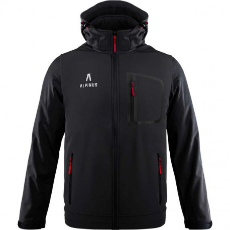 Alpinus Stenshuvud softshell jacket black BR43371 (L)