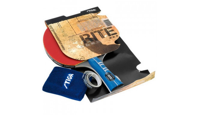 Stiga Rite table tennis racket + terry cloth and wrapper 151901