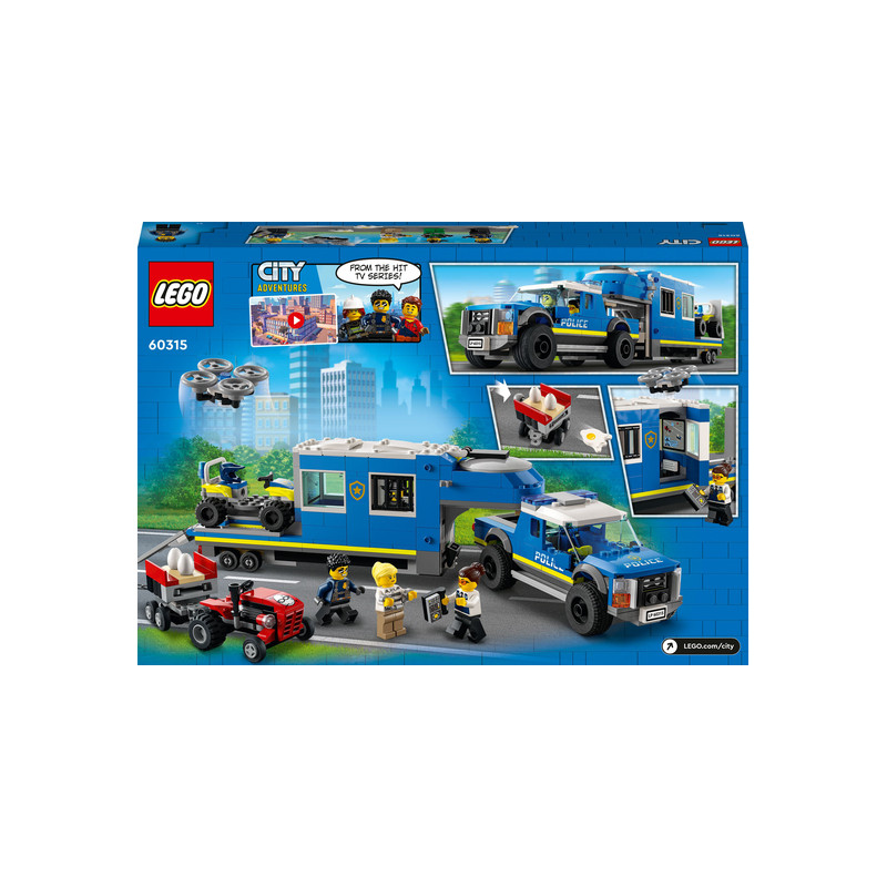 60315 LEGO® City Police Police Mobile Command Truck - LEGO - Photopoint.lv