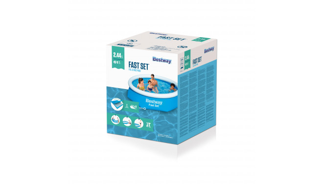 BESTWAY Pool Fast Set, 2.44m x 0.61m, 57448