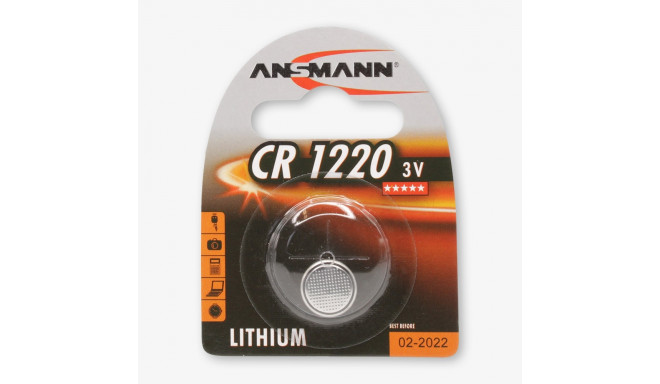 Liitiumpatarei CR1220 3V ANSMANN