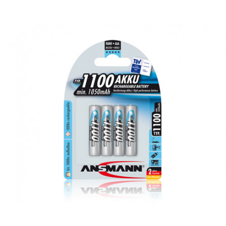 Rechargeable Battery R3 (AAA) 1.2V 1100mAh Ni-Mh ANSMANN