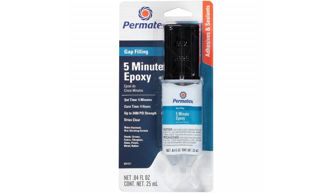Epoksiidliim Perma Poxy 25ml, fikseerimisaeg 5 min, läbipaistev.
