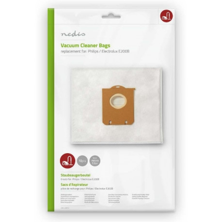 Vacuum Cleaner Bags PHILIPS, ELECTROLUX E200B (10 pcs)
