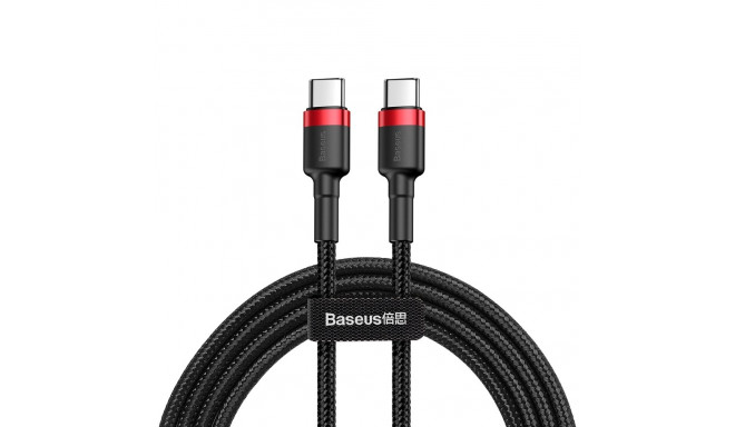 USB kaabel 2.0 C pistik - USB C pistik 1,0 mnailonist põimitud, Cafule BASEUS