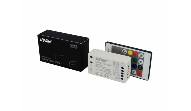 LED controller, 5-24V, 4x4A (3x5A), RGB(W), TUYA VARIANTE +RF with remote control, LED LINE