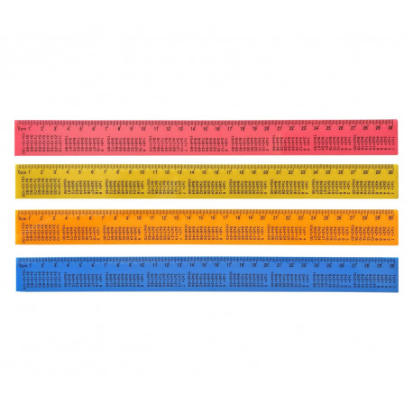 Joonlaud 30cm, plastik