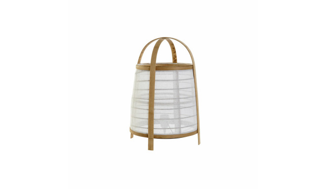 Настольная лампа DKD Home Decor Белый Натуральный Бамбук 40 W 220 V 32 x 32 x 45,5 cm