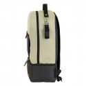 Sports Bag with Shoe holder Safta Beige Dark Grey