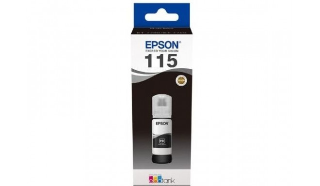 Epson 115 EcoTank (C13T07C14A) Ink Refill Bottle, Black