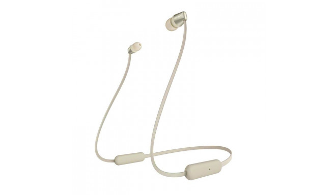Sony WI-C310, beež - Kõrvasisesed juhtmevabad kõrvaklapid