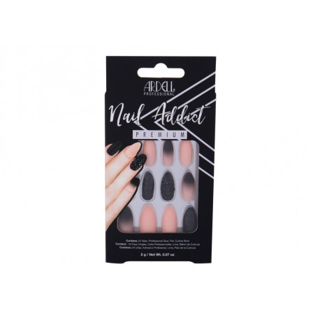 Ardell Nail Addict Premium (24ml) (Black Stud & Pink Ombre)
