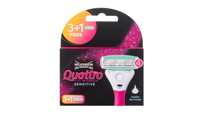 Wilkinson Sword Quattro For Women Sensitive (4tk)