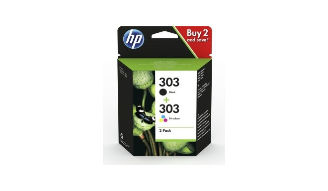HP No.303 Ink Black Tricolor 3YM92AE
