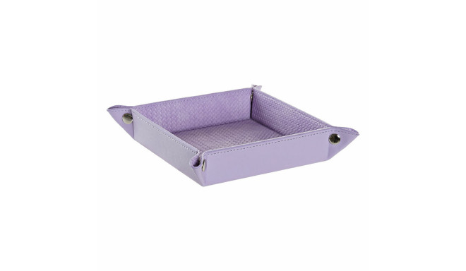 Valet Tray DKD Home Decor Lilac Romantic 20 x 20 x 4 cm