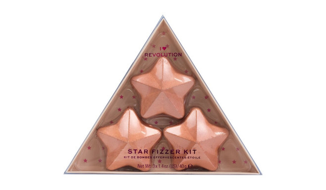 I Heart Revolution Star Bath Fizzer Kit (40ml) (Coconut) (Star Bath Fizzer 3 x 40 g)