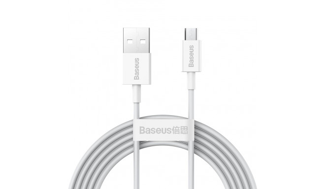 Baseus cable Superior USB - microUSB 2,0 m 2,0A white