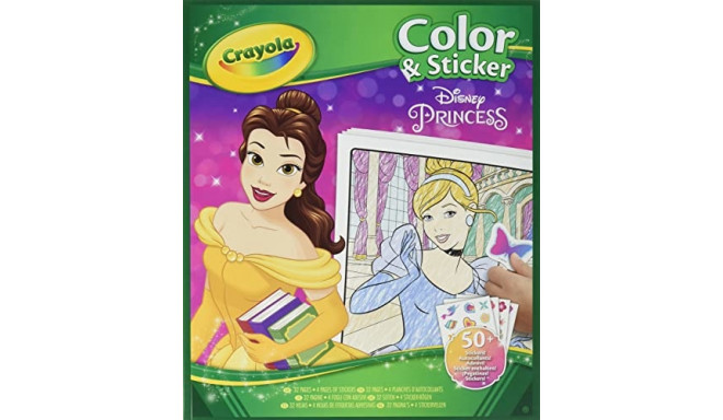 CRAYOLA Color & Sticker book Princesses (ENGLISH)