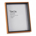 Photo frame Black Brown Crystal MDF Wood (3 x 27 x 22 cm)