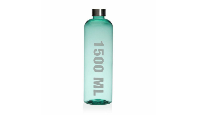 Water bottle Versa Green 1,5 L Steel polystyrene Compound 9 x 29 x 9 cm