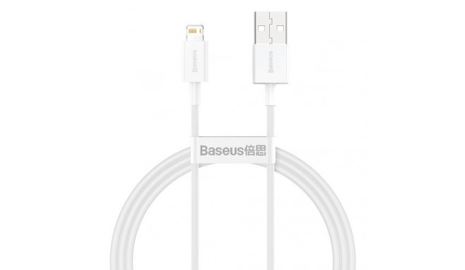 Kaabel USB2.0 A pistik - IP Lightning pistik 1,0m valge Superior seeria BASEUS