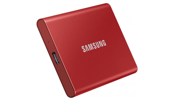 External SSD|SAMSUNG|T7|2TB|USB 3.2|Write speed 1000 MBytes/sec|Read speed 1050 MBytes/sec|MU-PC2T0R