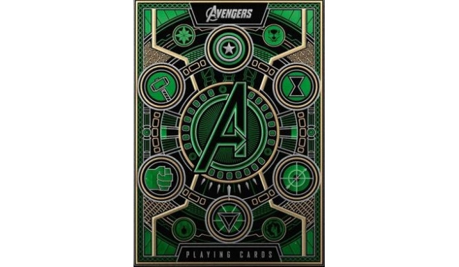 Avengers playing cards, green