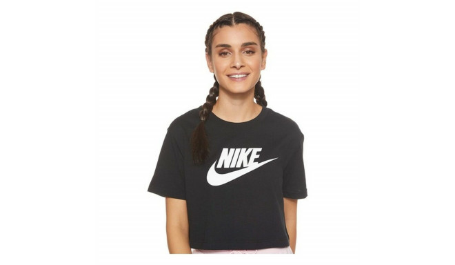 Women’s Short Sleeve T-Shirt Nike Sportswear Essential BV6175 010 Black (L)